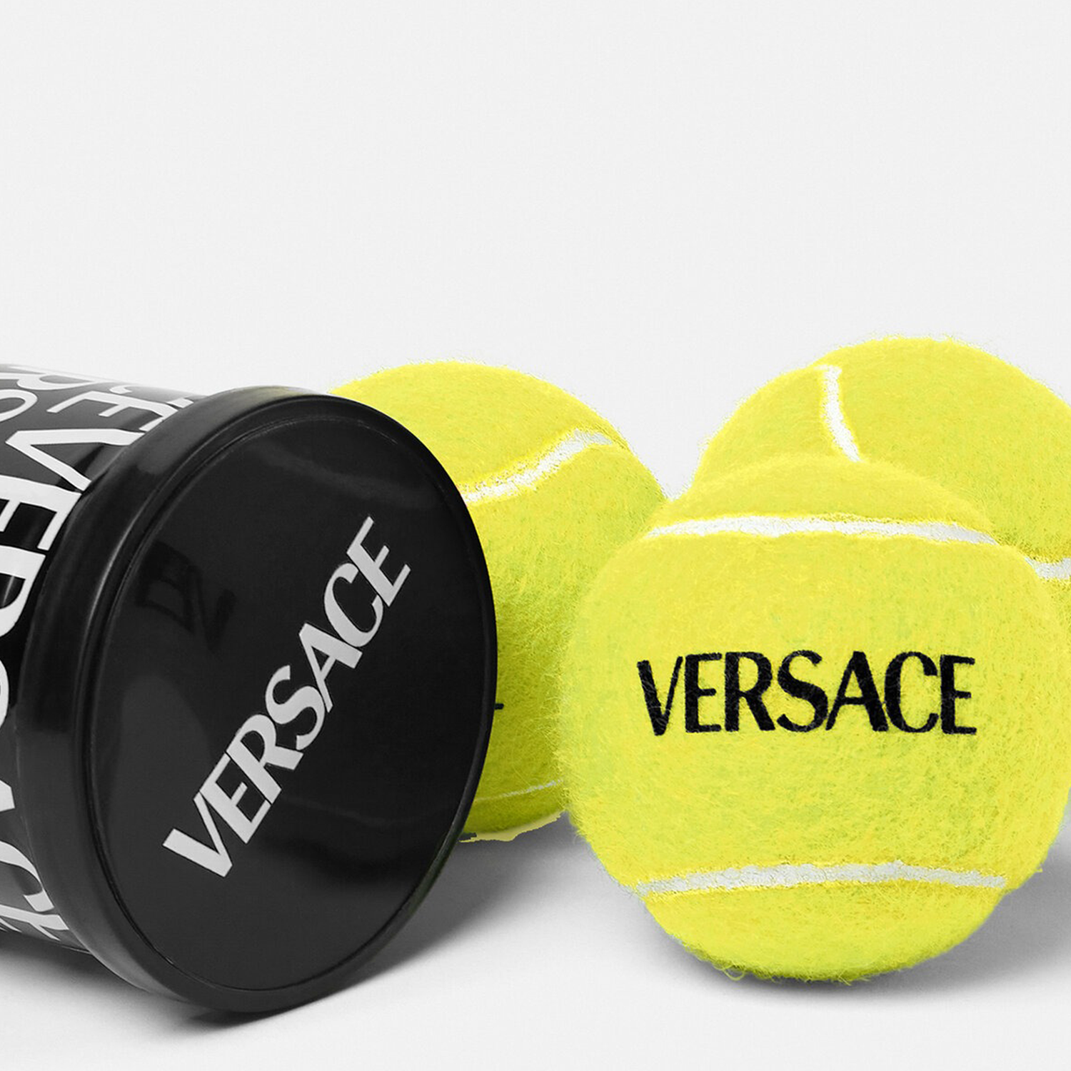 Versace Allover Tennis Ball 3 pack Set-Yellow