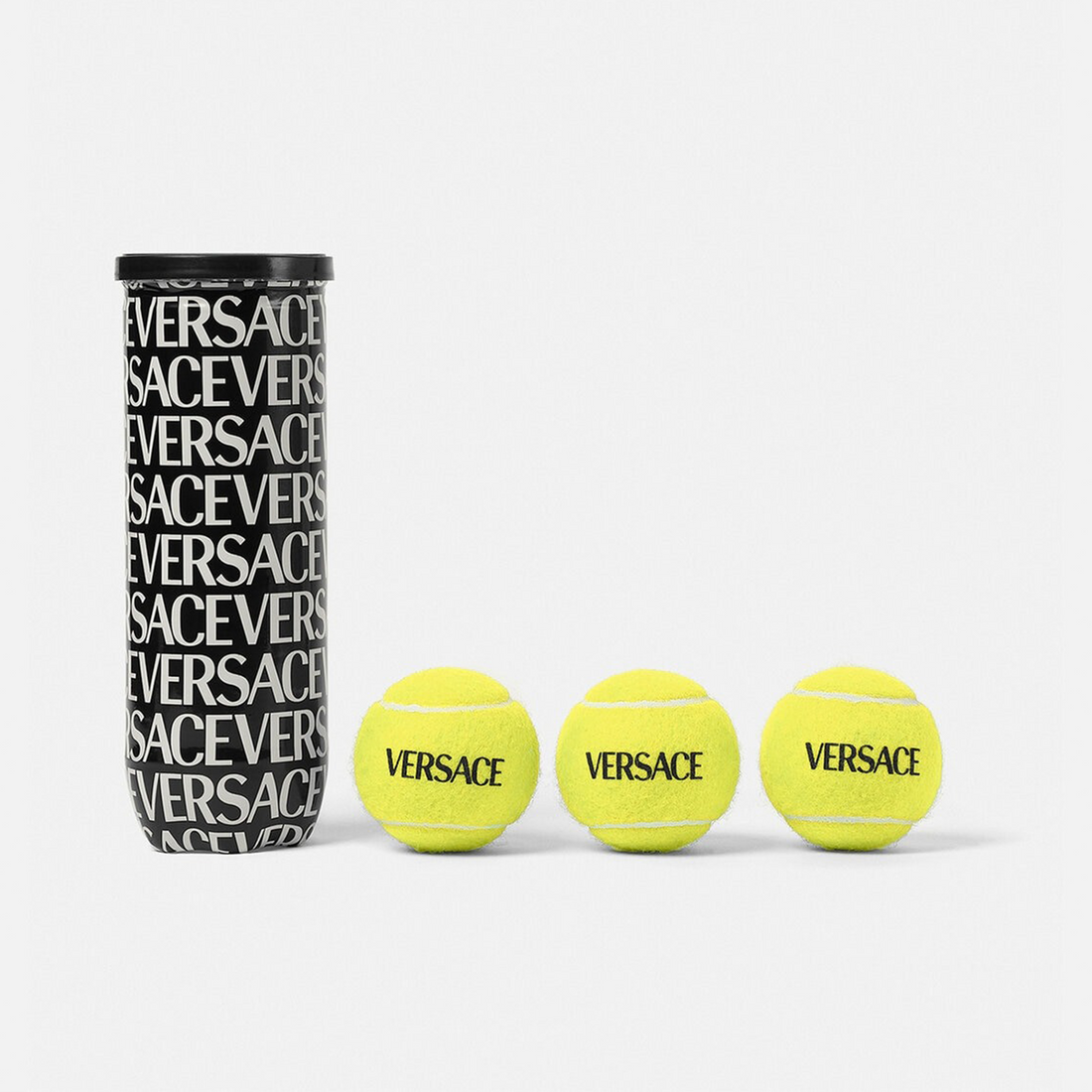 Versace Allover Tennis Ball 3 pack Set-Yellow