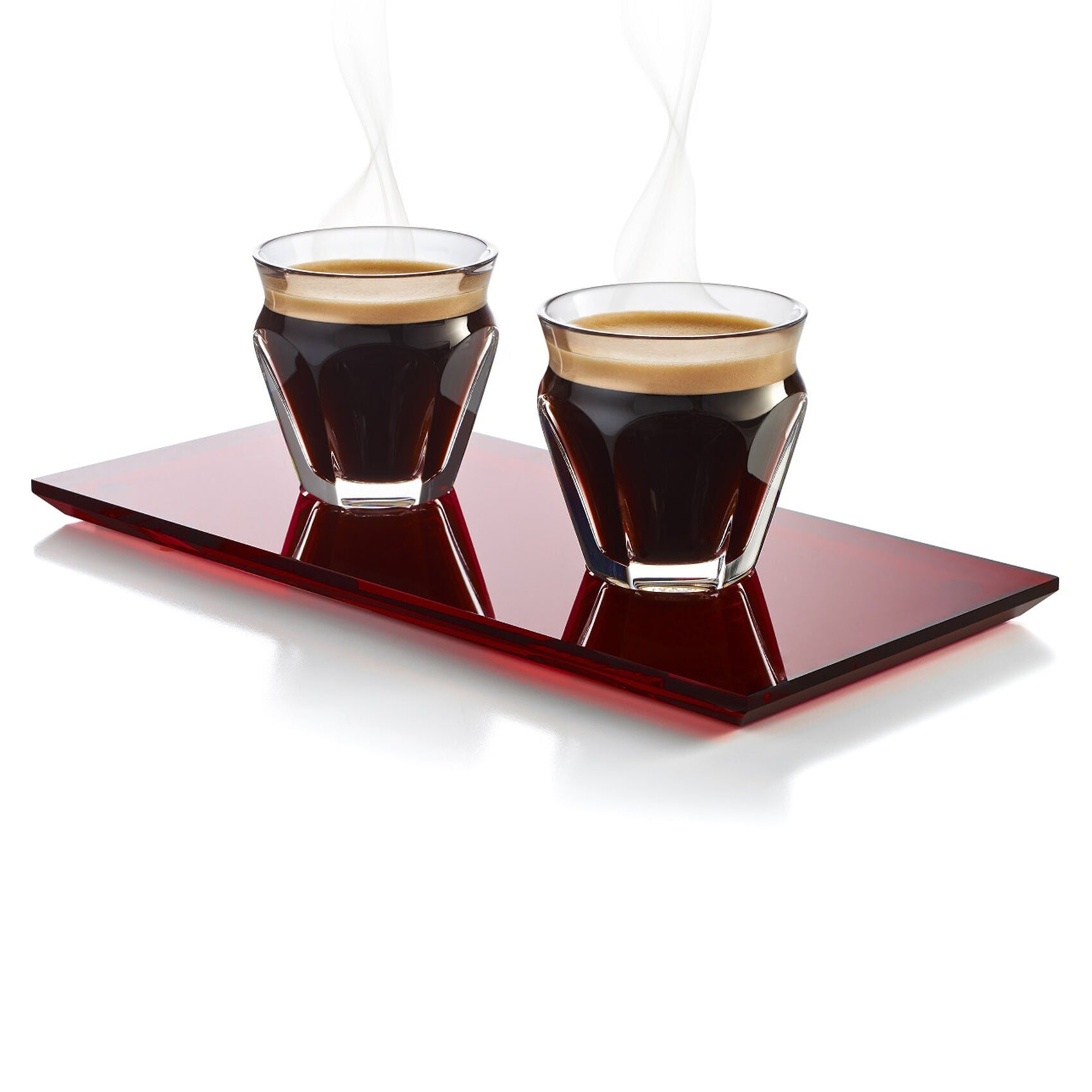 Harcourt Red Tray Coffee Set