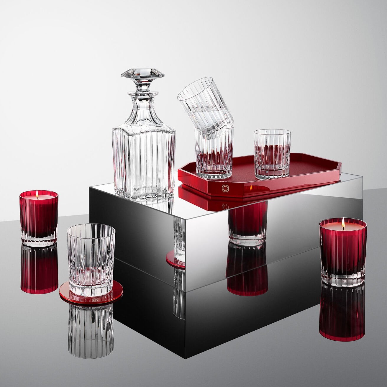 4 Elements Scented Candle Feu Créateur-Red