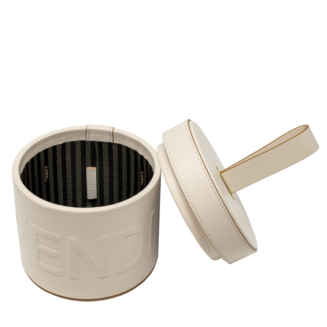 Scatola Beige Grande Round Box - L