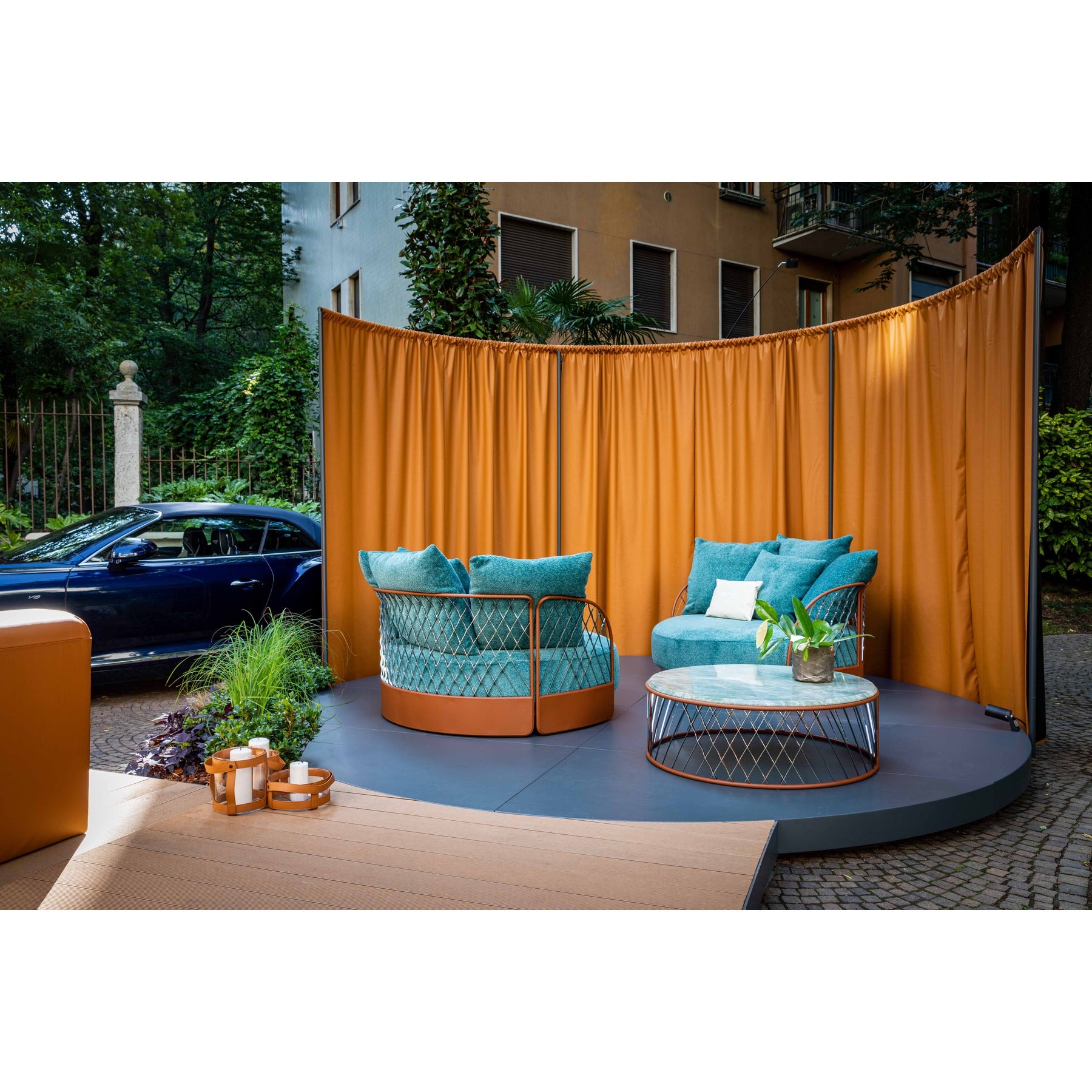 Solstice Outdoor Coffee & Side Table