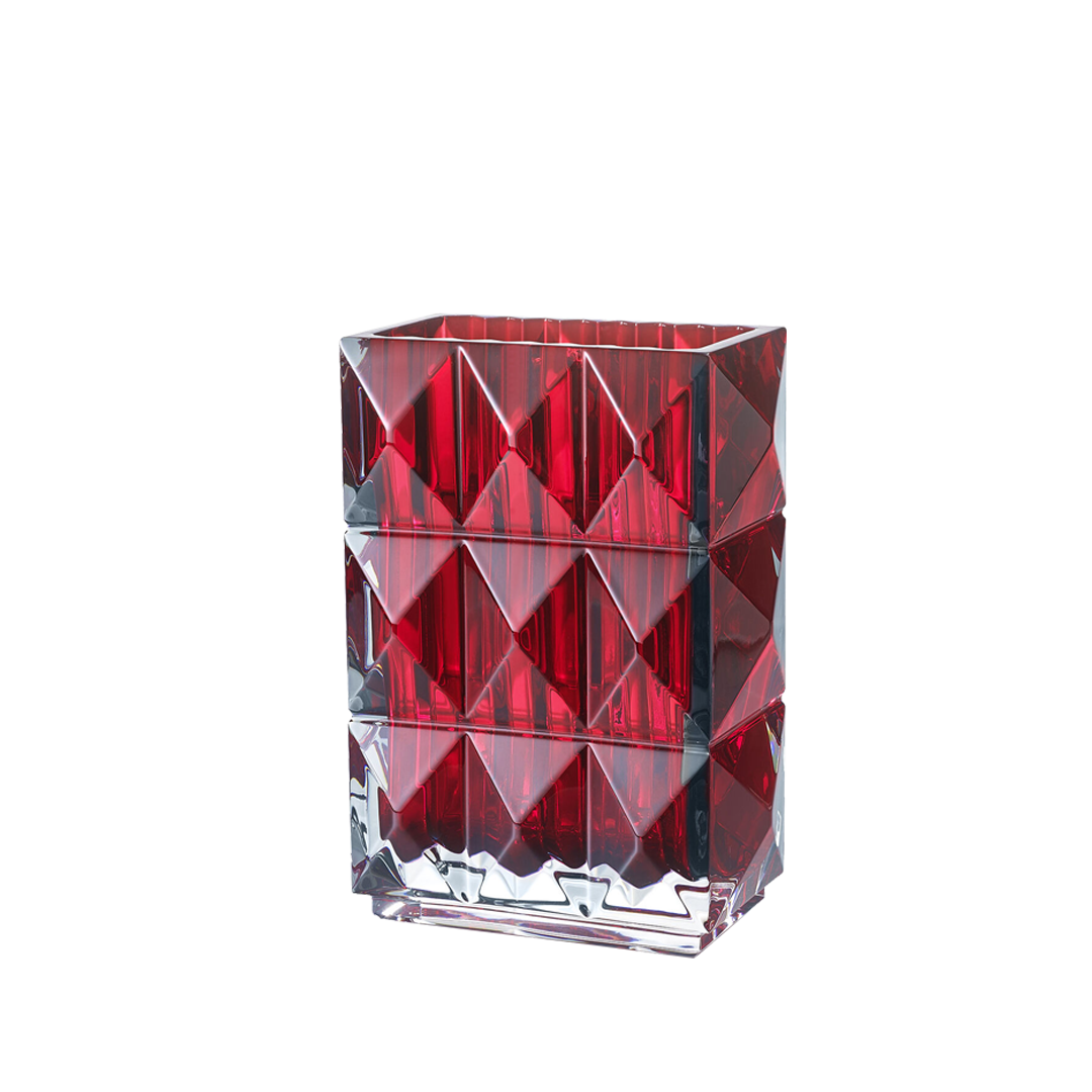 Louxor rectangular Vase 200 - Red