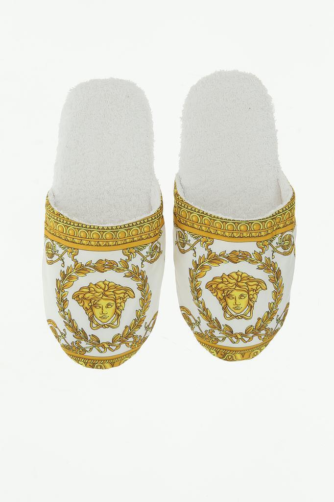 Barocco&amp;Robe Printed Slippers (M) White