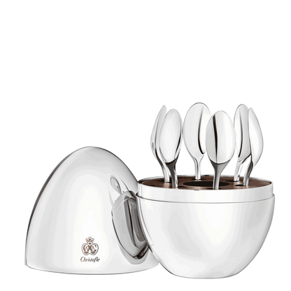 Christofle Mood 6-Piece Silver Espresso Spoon Set
