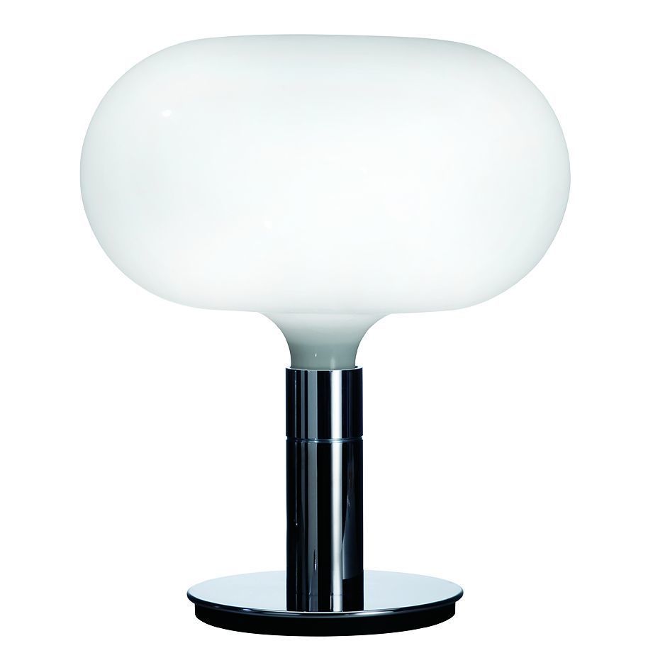 AM1N Table Lamp- Chrome/Glass - E26