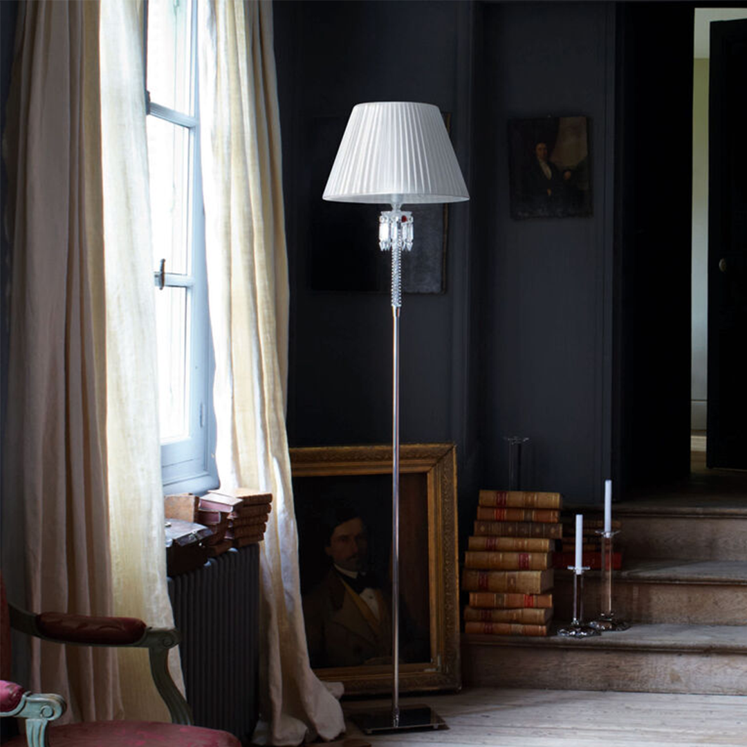 Torch Floor Lamp - white Shade