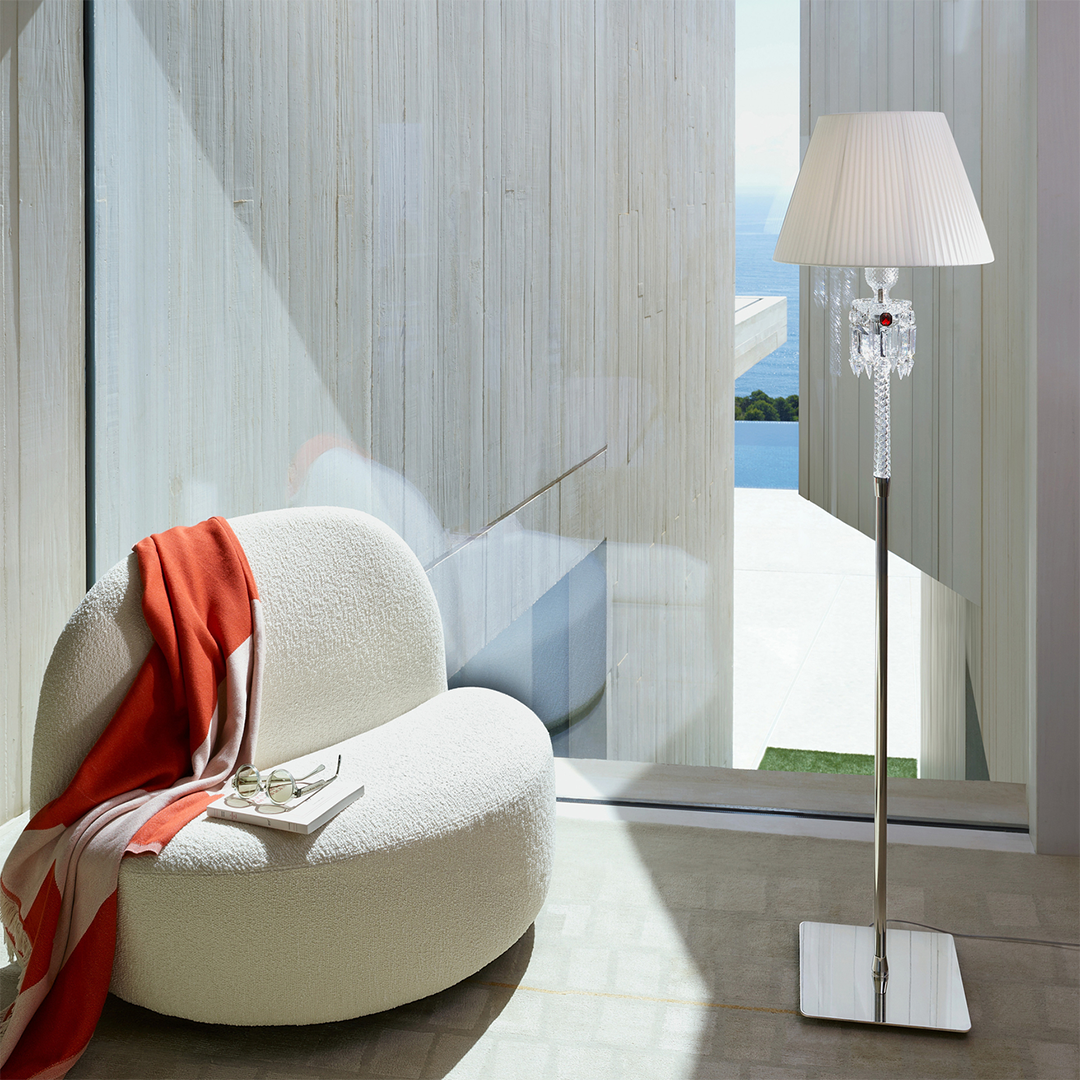 Torch Floor Lamp - white Shade