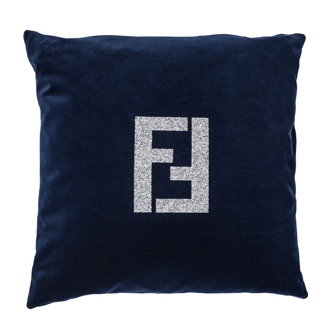 FF Swarovski Cushion- Dark Blue