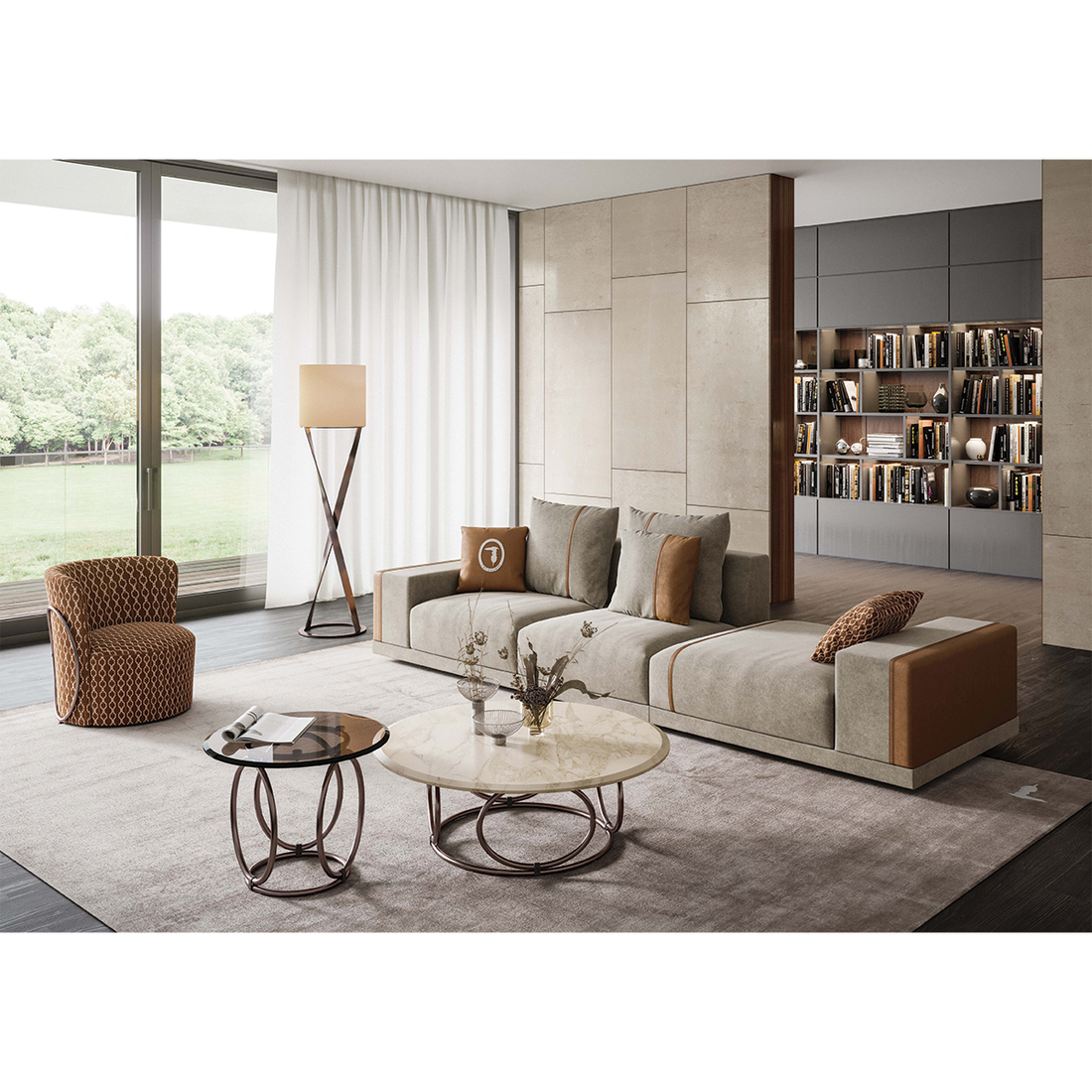 Oval Coffee & Side Table