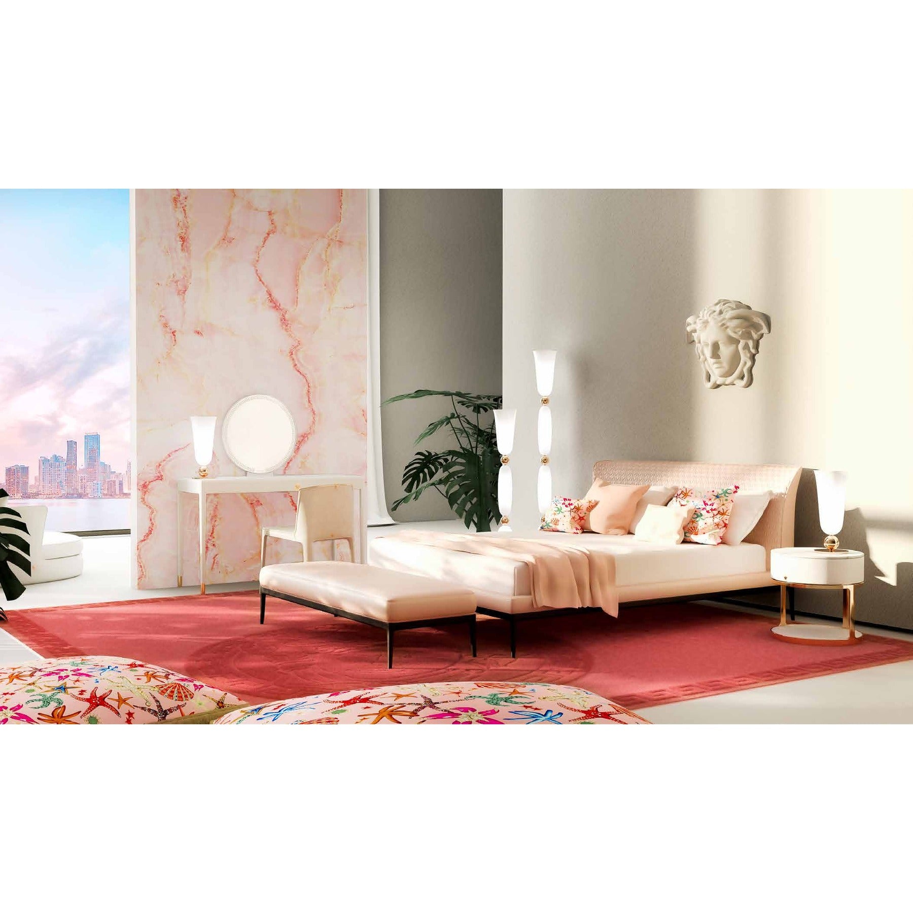 Greca Vanity Lady Desk Console