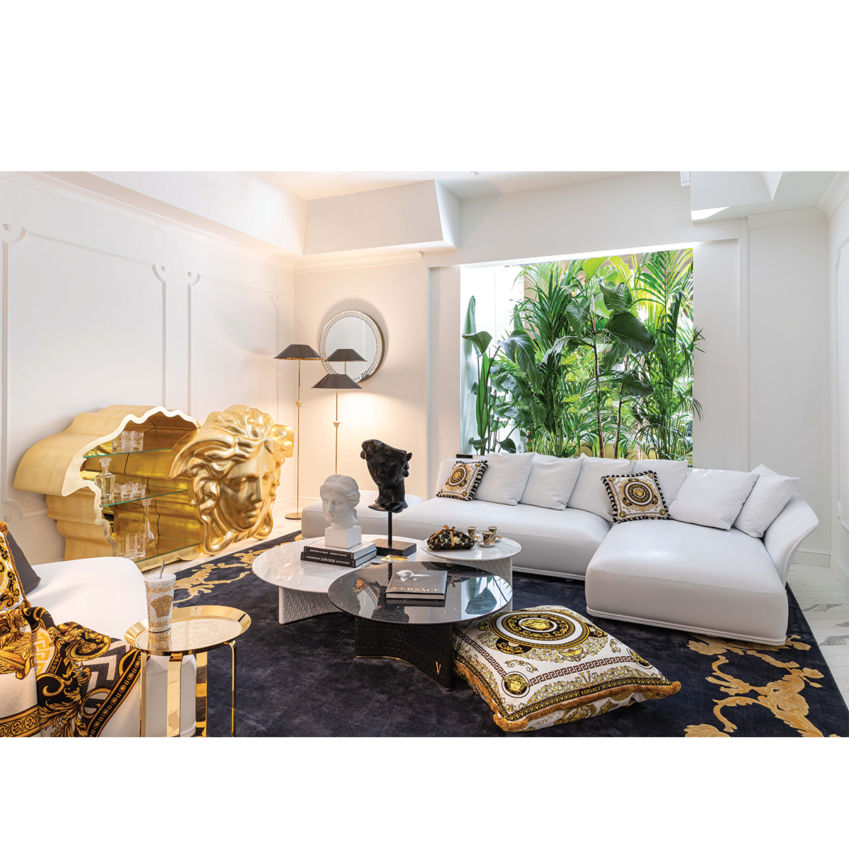 V-Marble Coffee & Side Table