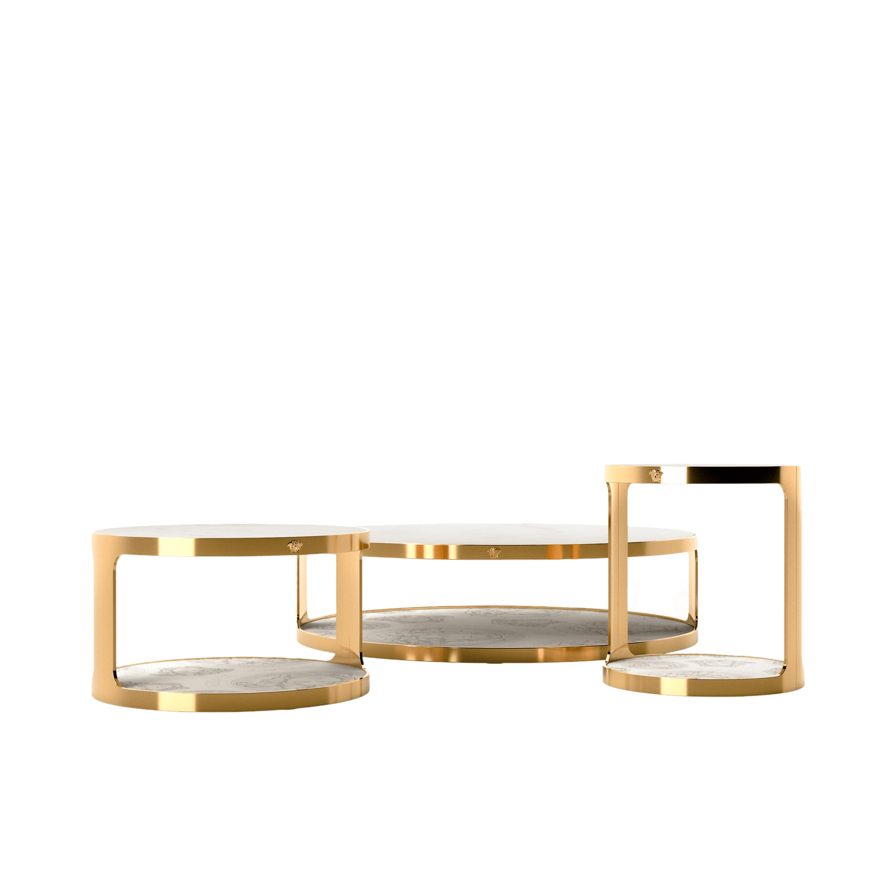 Medallion Coffee & Side Table