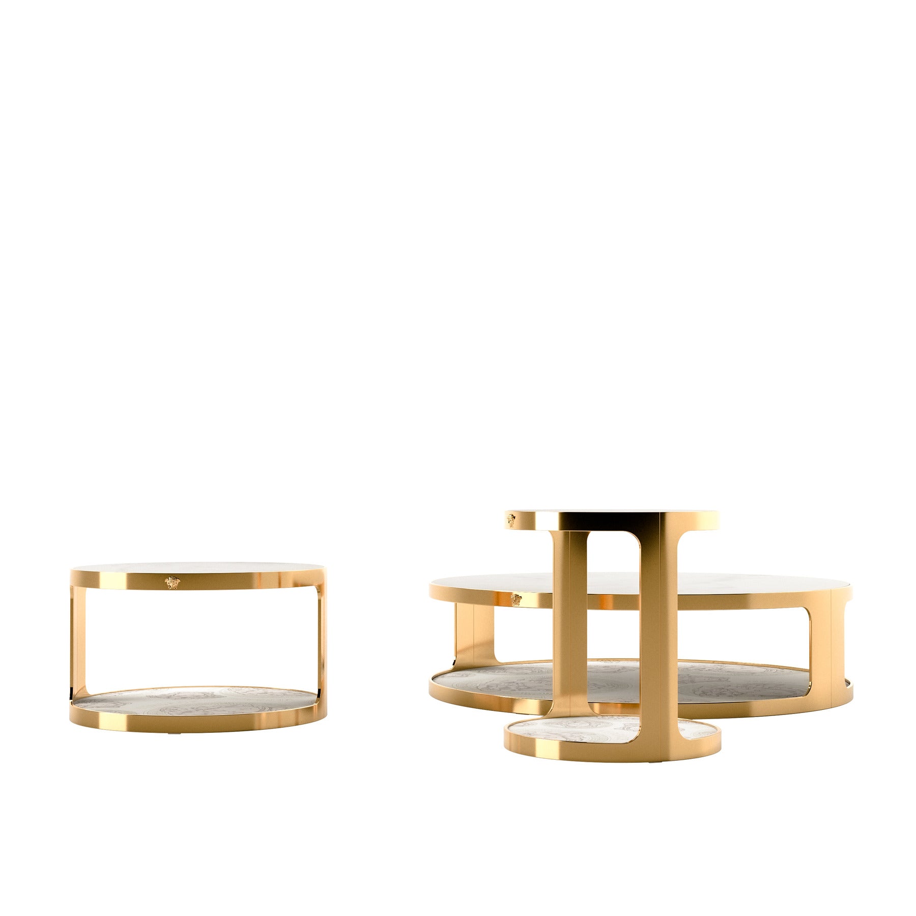 Medallion Coffee & Side Table