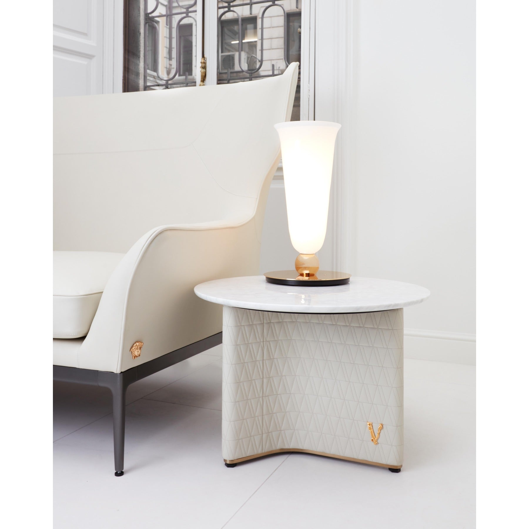 V-Marble Coffee & Side Table