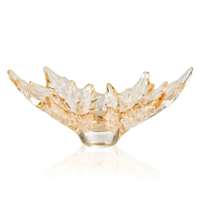 Lalique CHAMPS-ÉLYSÉES Medium Bowl Gold Luster