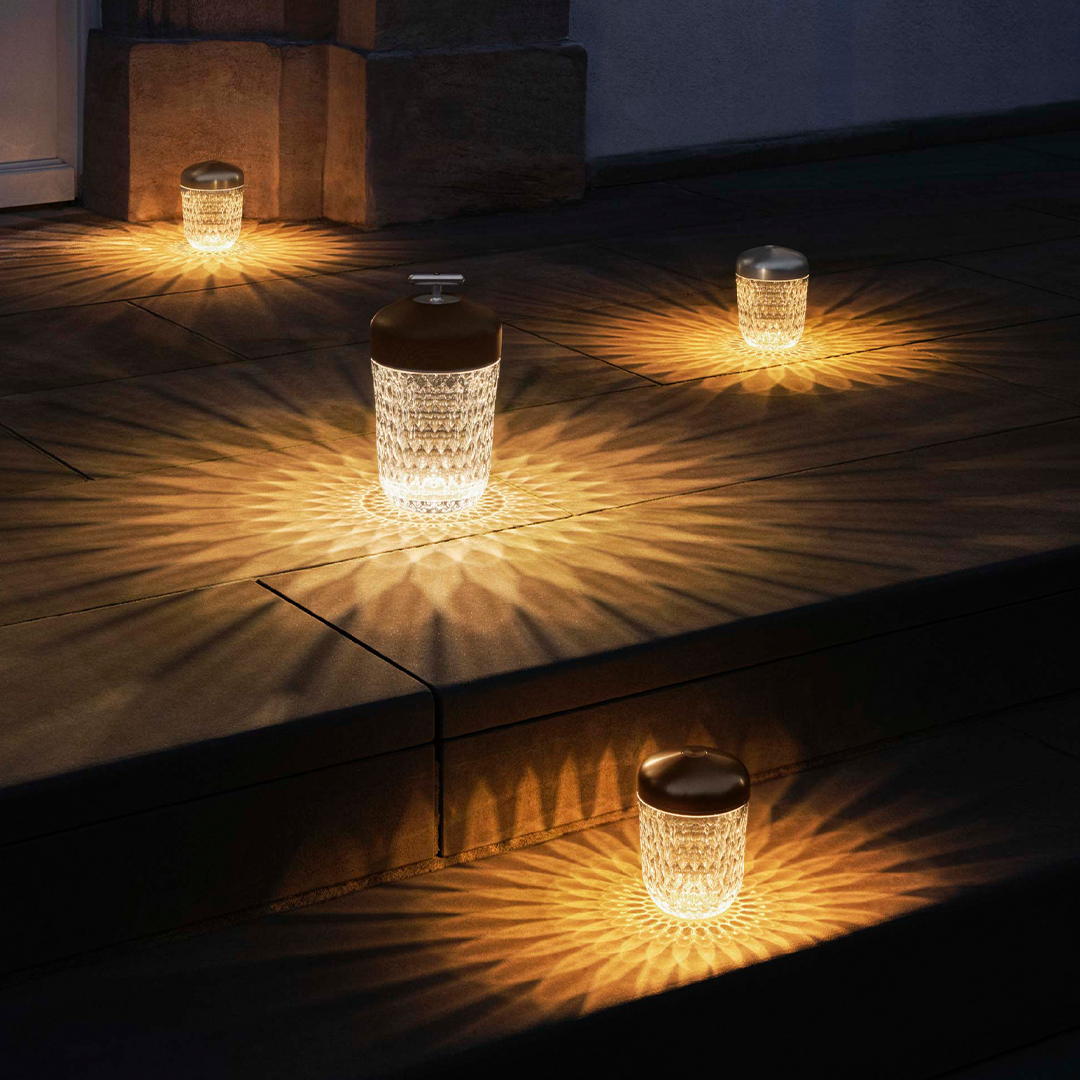 Folia Mini Portable Lamp Copper Finish