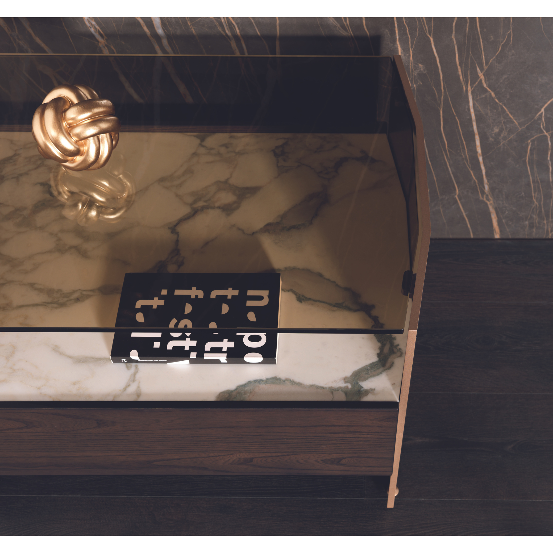 Milvian Bedside Table & Drawer
