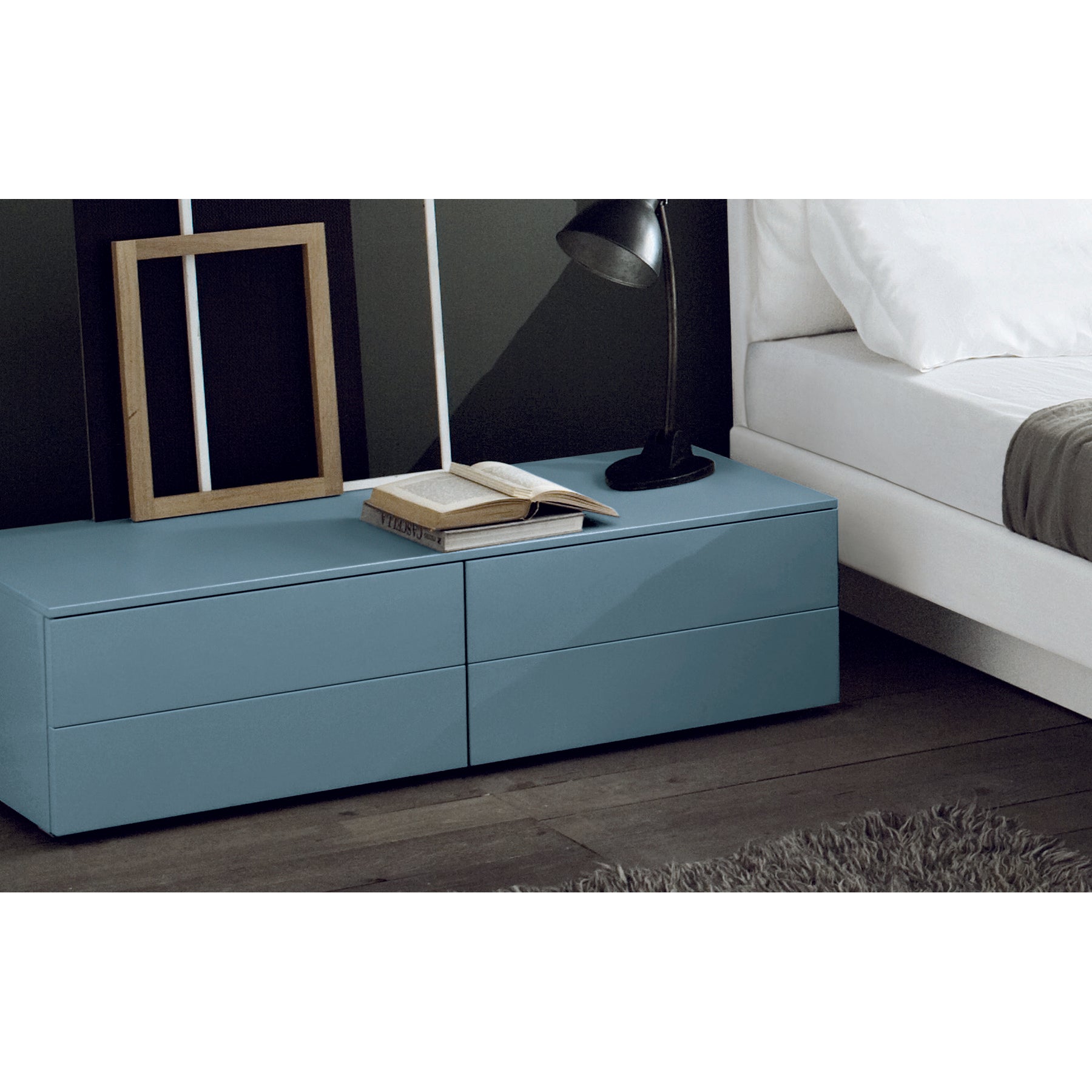 Tao Night Bedside Table & Drawer