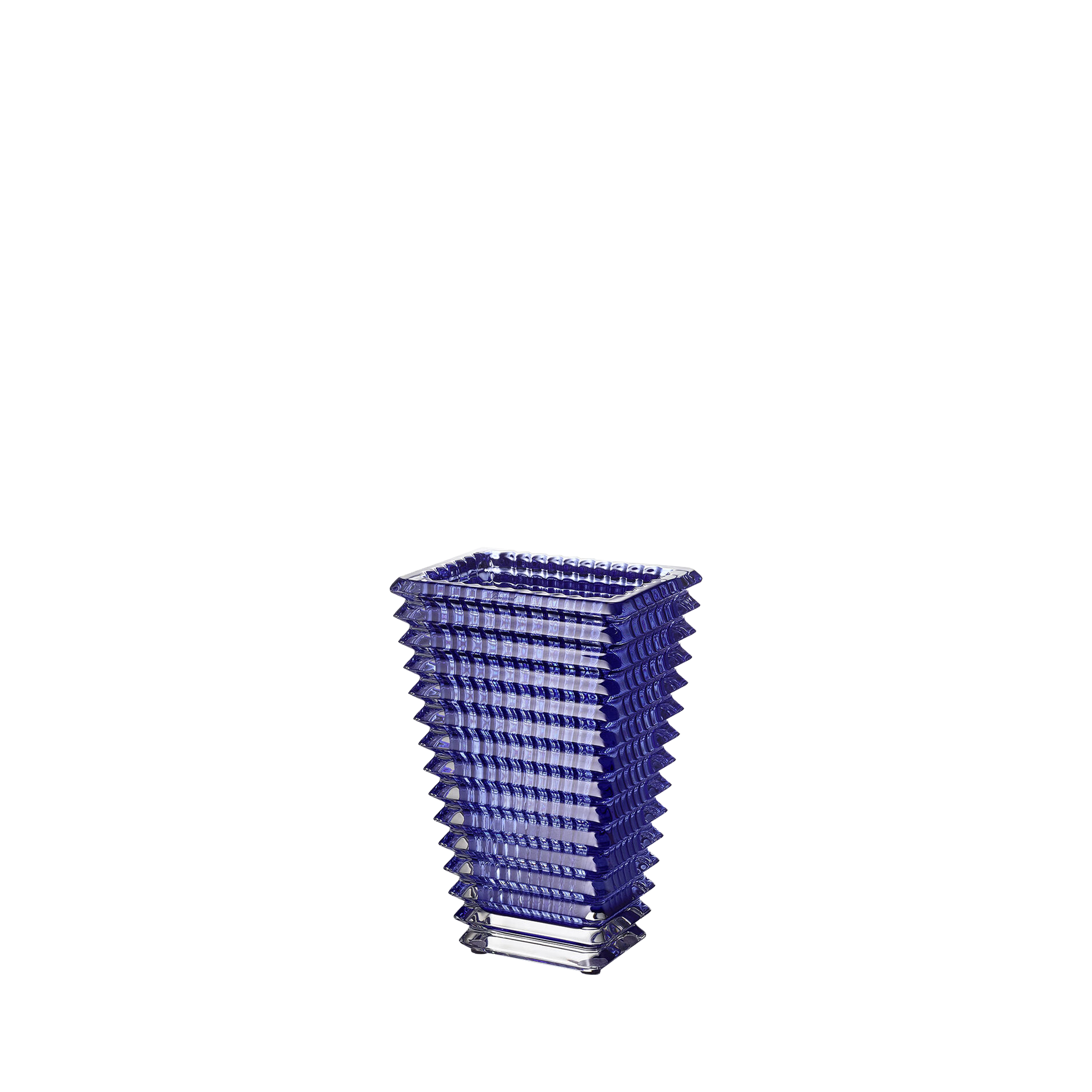 Eye Vase Rectangular Blue-Small