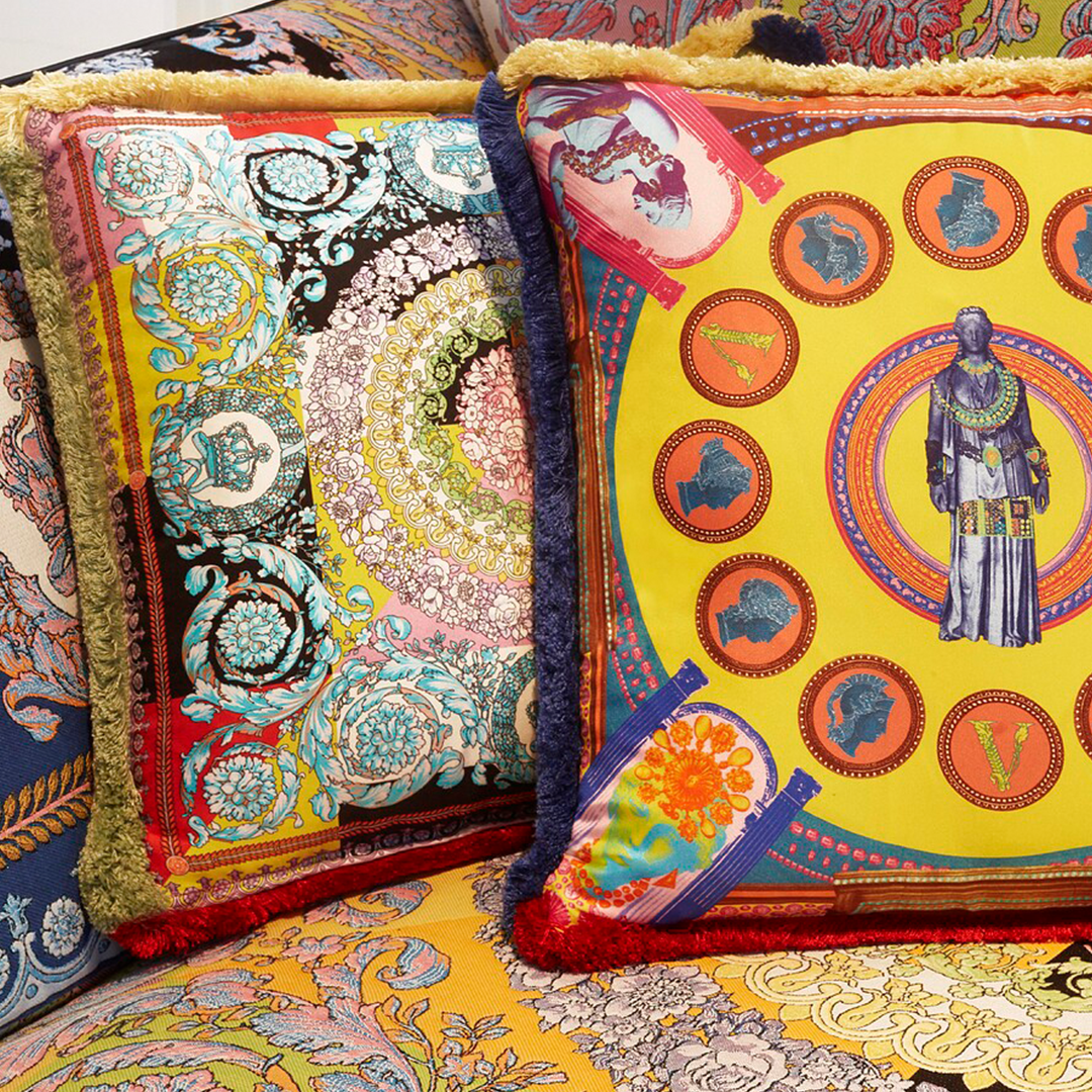 Barocco Patchwork Cushion- Multicolour