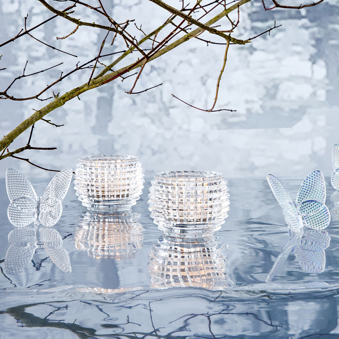 Eye Votive Candle Holder Set of 2- Clear