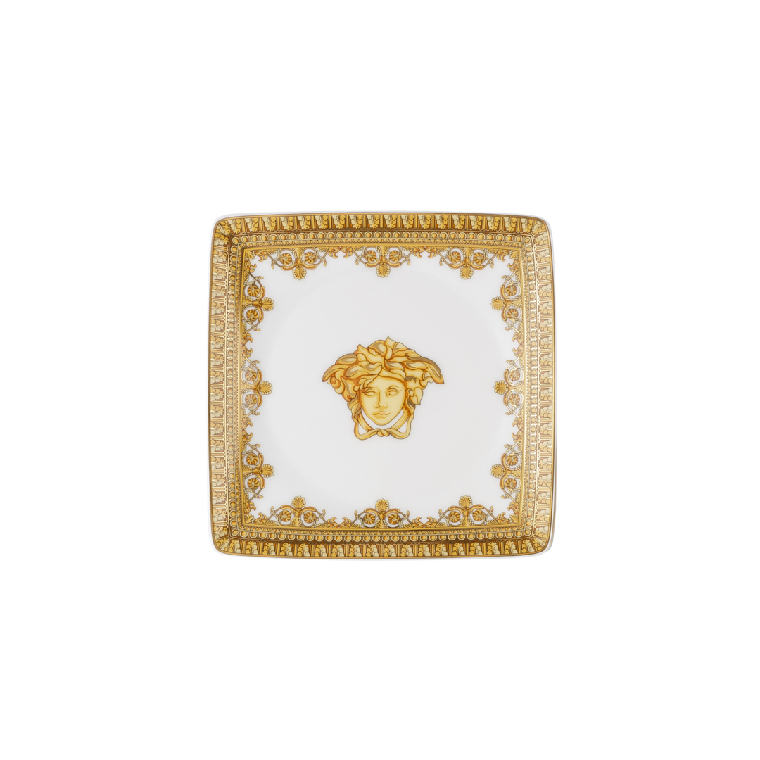 I Love Baroque Bianco 12 cm Square Plate