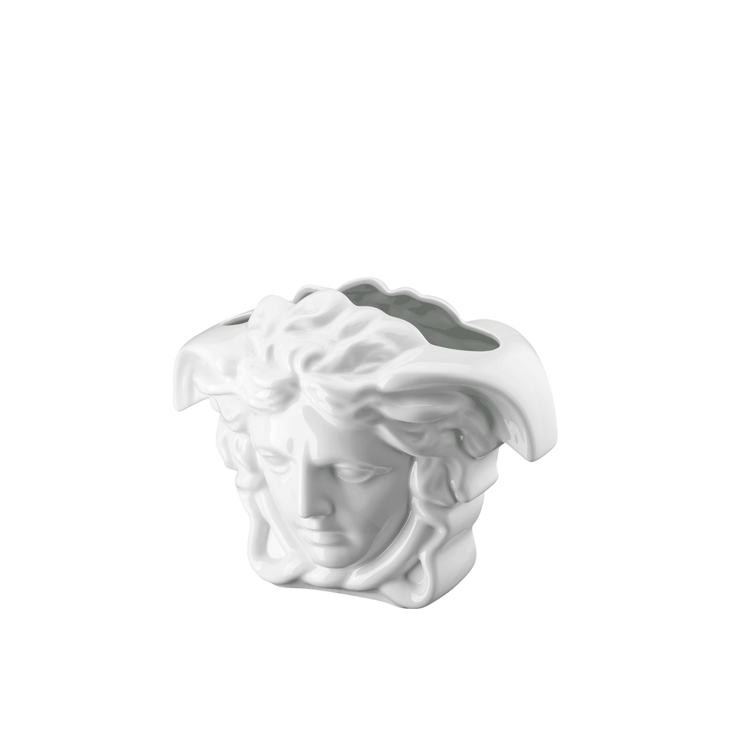 Medusa Grande Small White Vase 15 cm, 6 inch