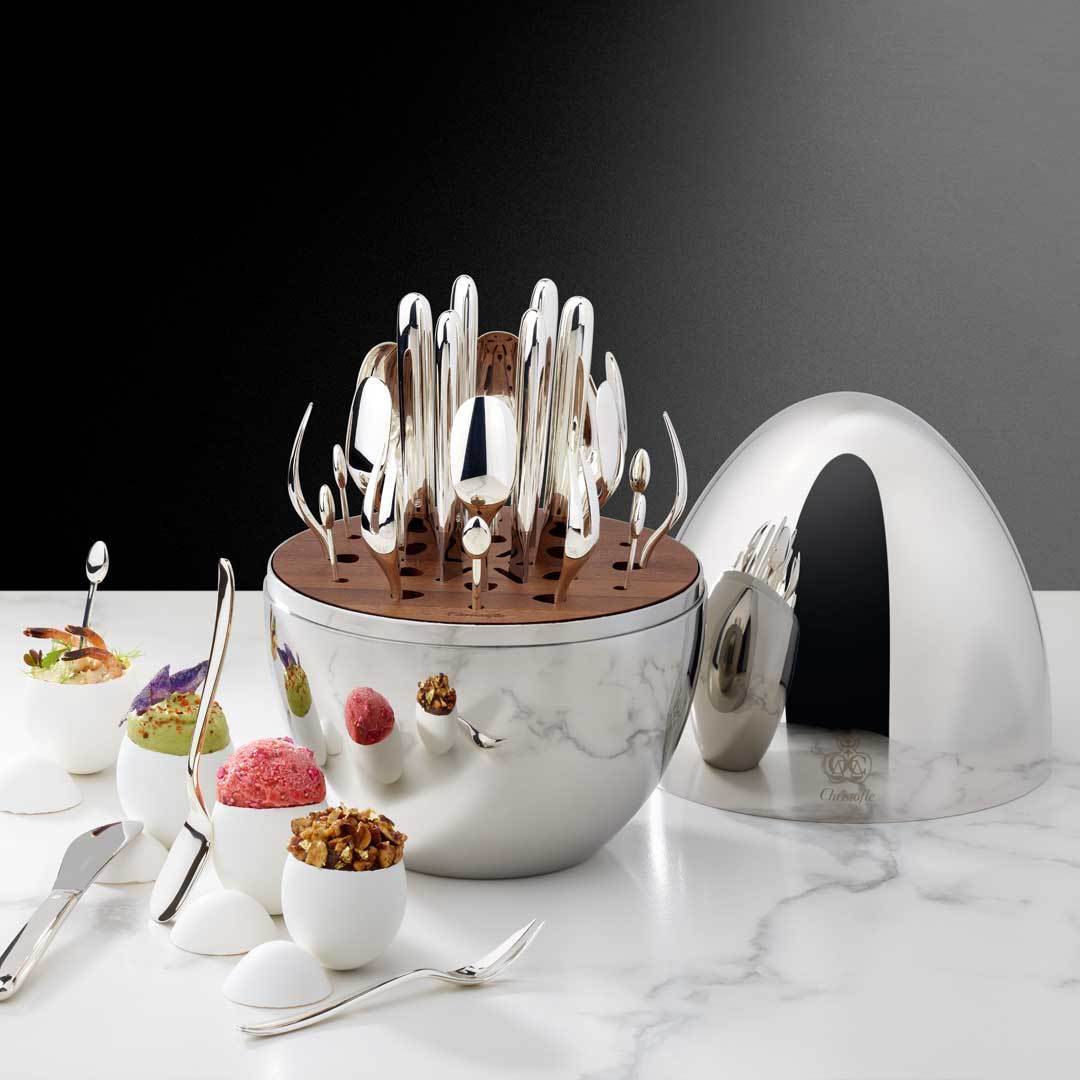 Mood Party 24-Piece Silver-Plated Flatware Set (Cocktail)