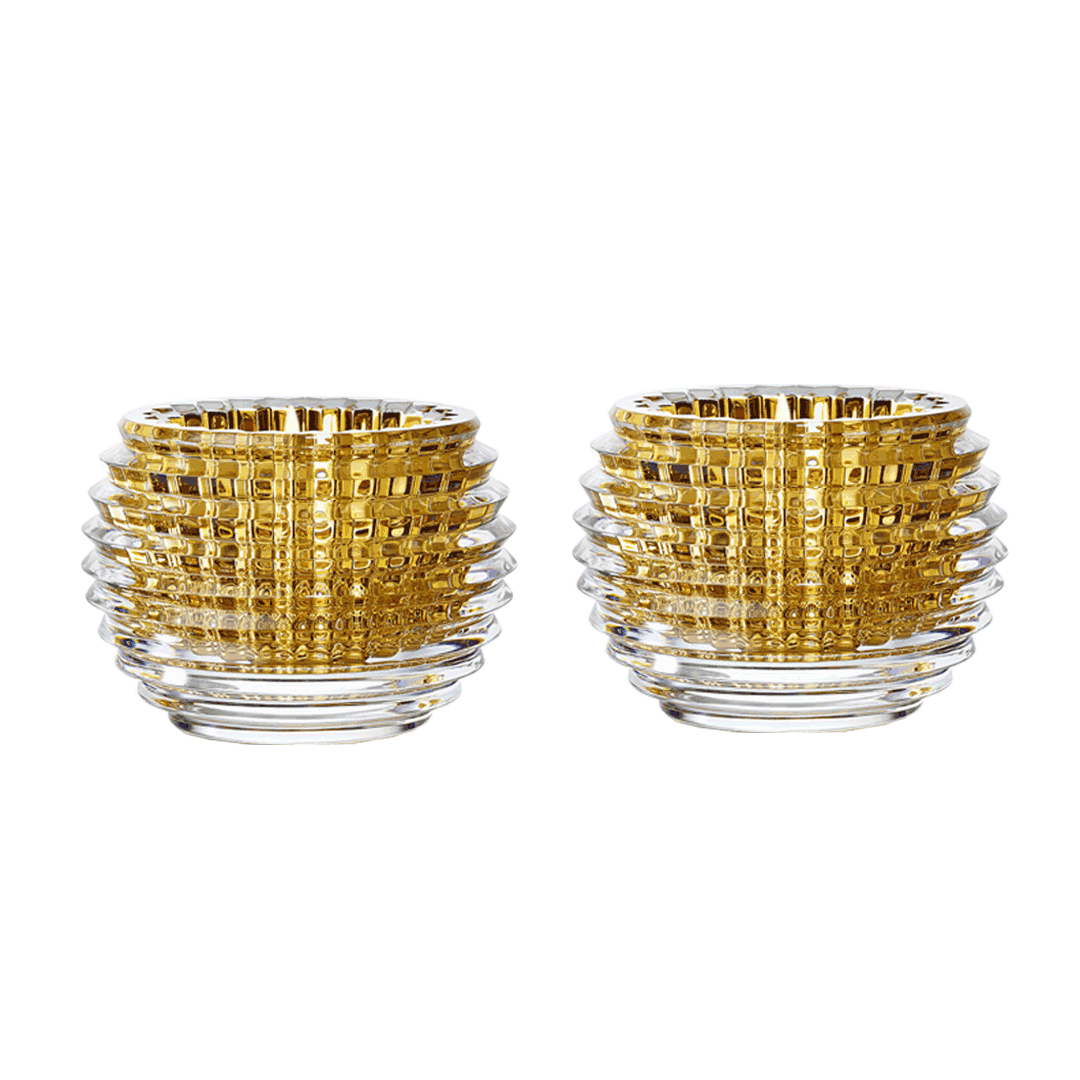 Eye Votive Candle Holder Set of 2-Gold