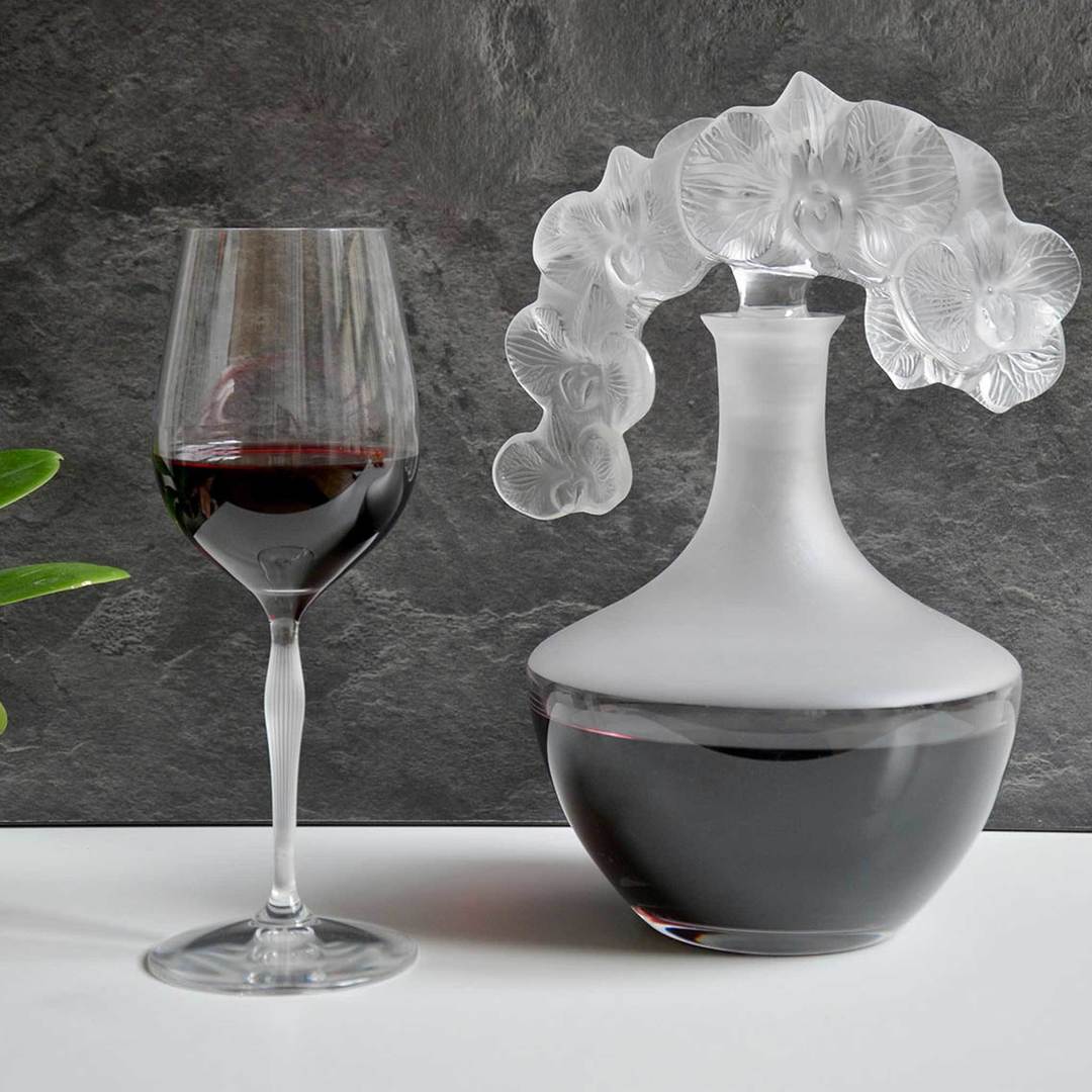 Lalique ORCHIDÉE Decanter (Numbered Edition)