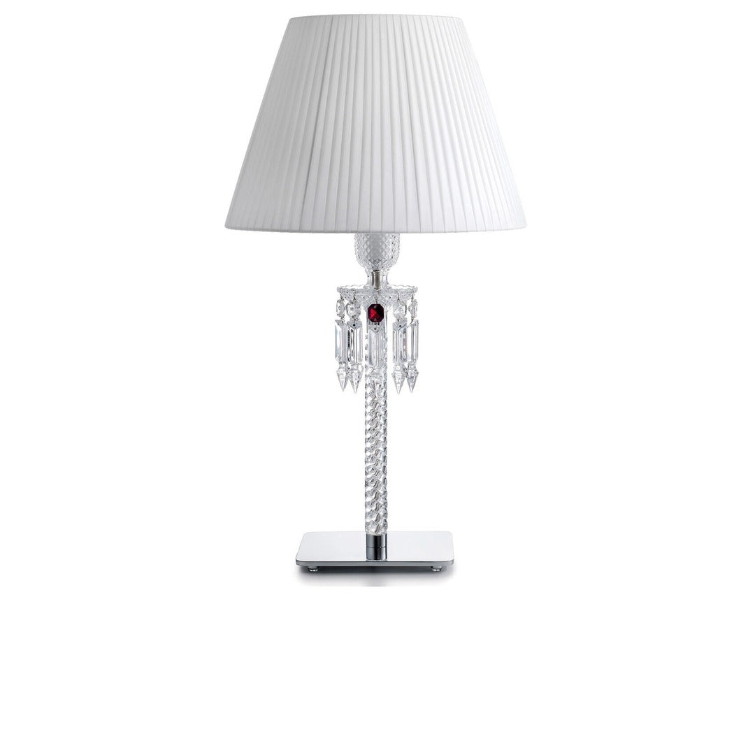 Torch Table Lamp with  White Lampshade