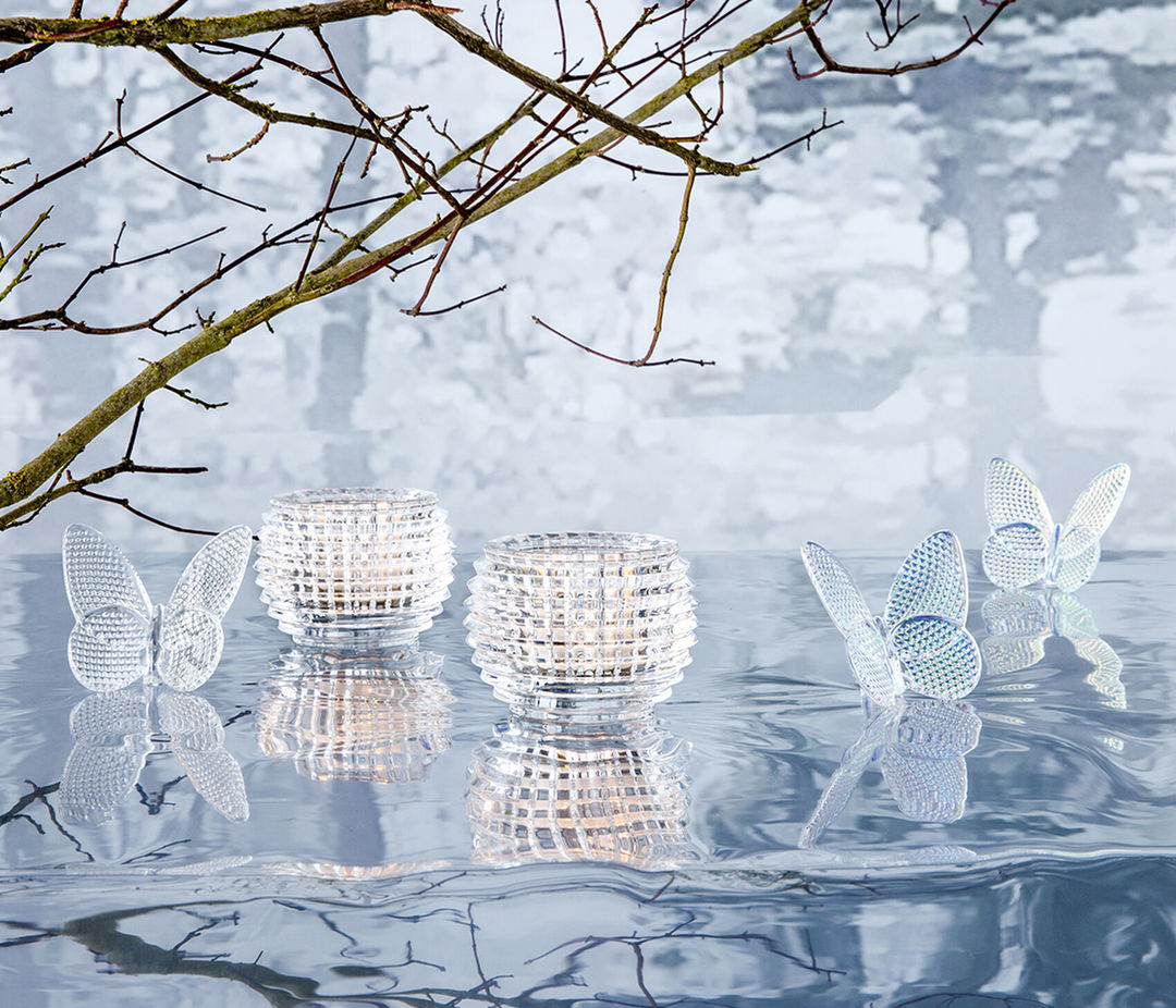 Eye Votive Candle Holder Set of 2- Clear