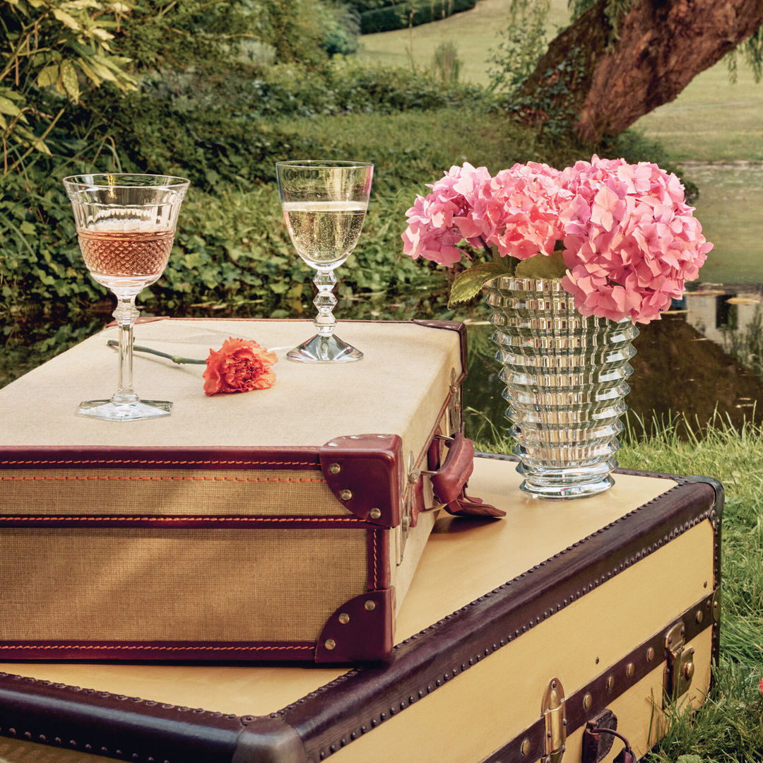 Eye Vase Round Clear-Medium