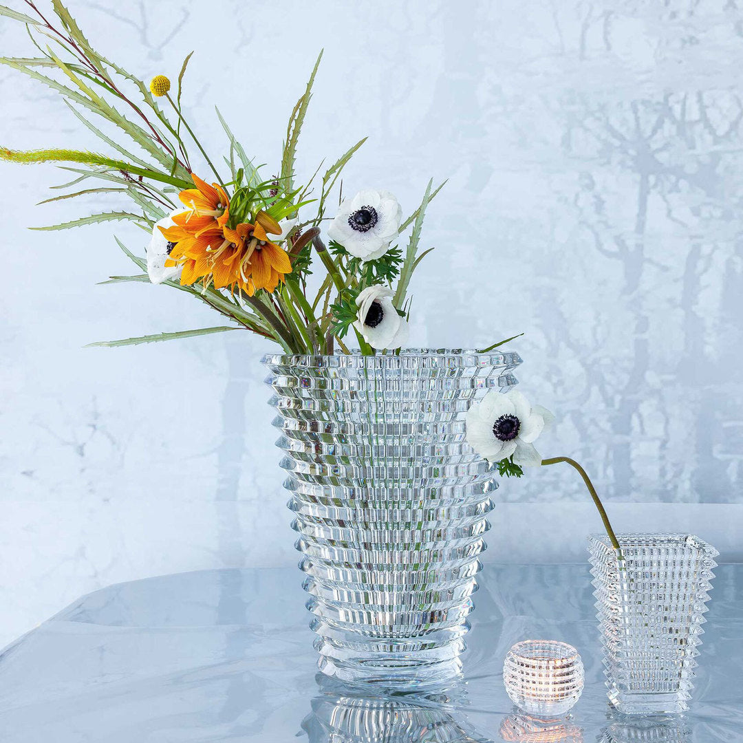 Eye Vase Round Clear-Medium