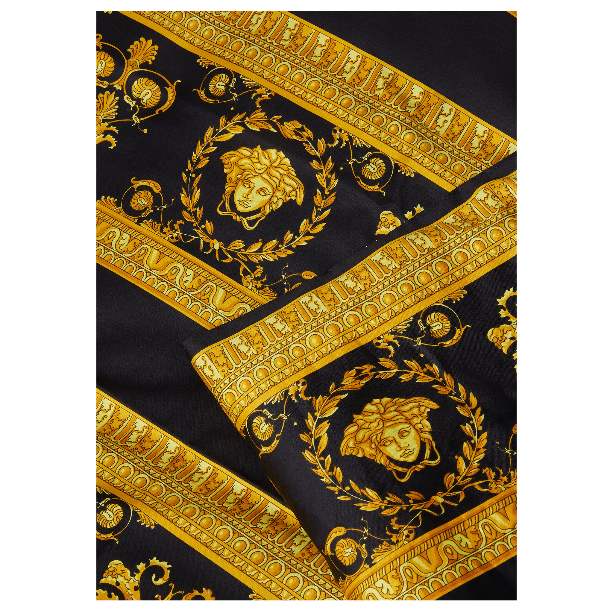 Barocco&Robe King Size Duvet- Black & Gold