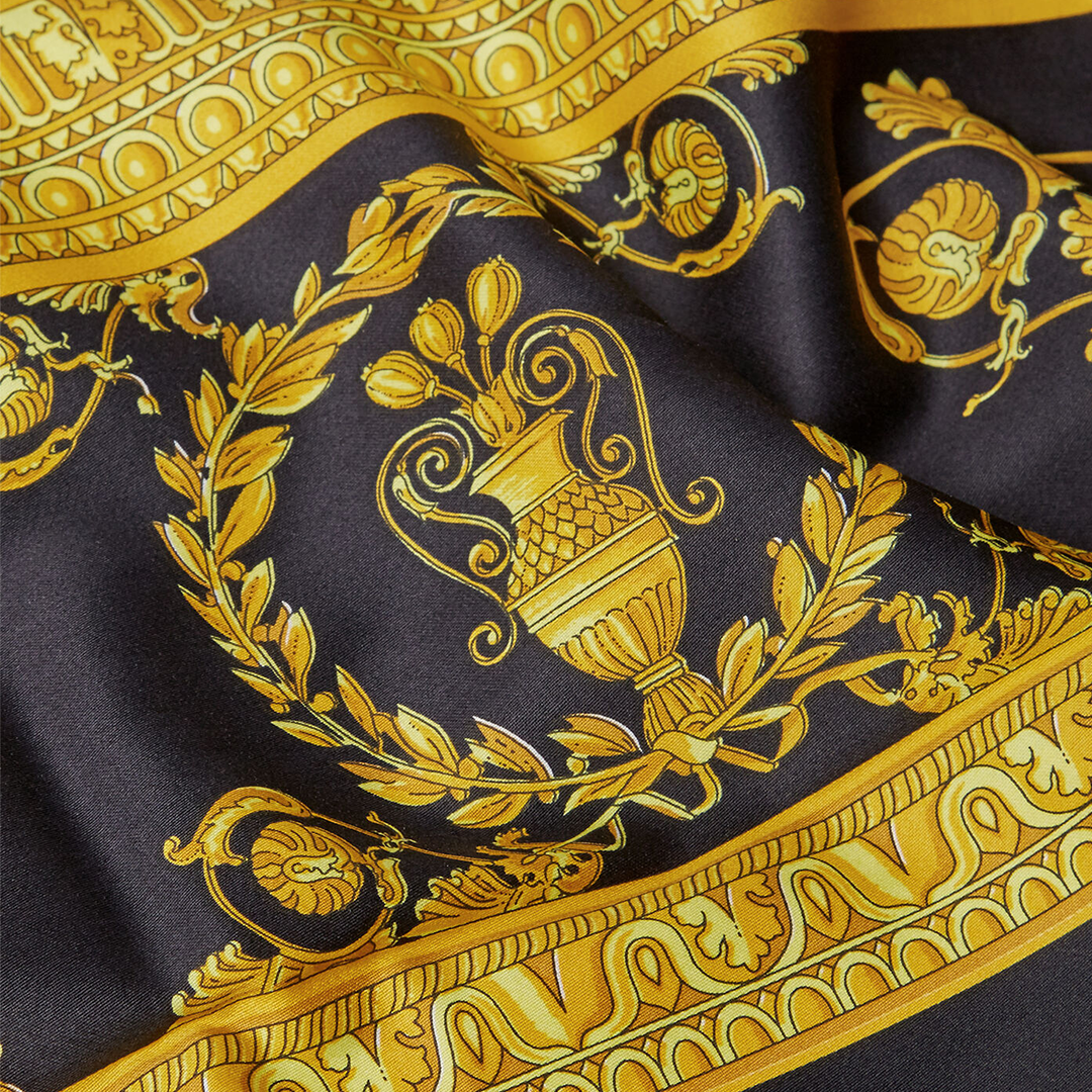 Barocco&Robe King Size Duvet- Black & Gold