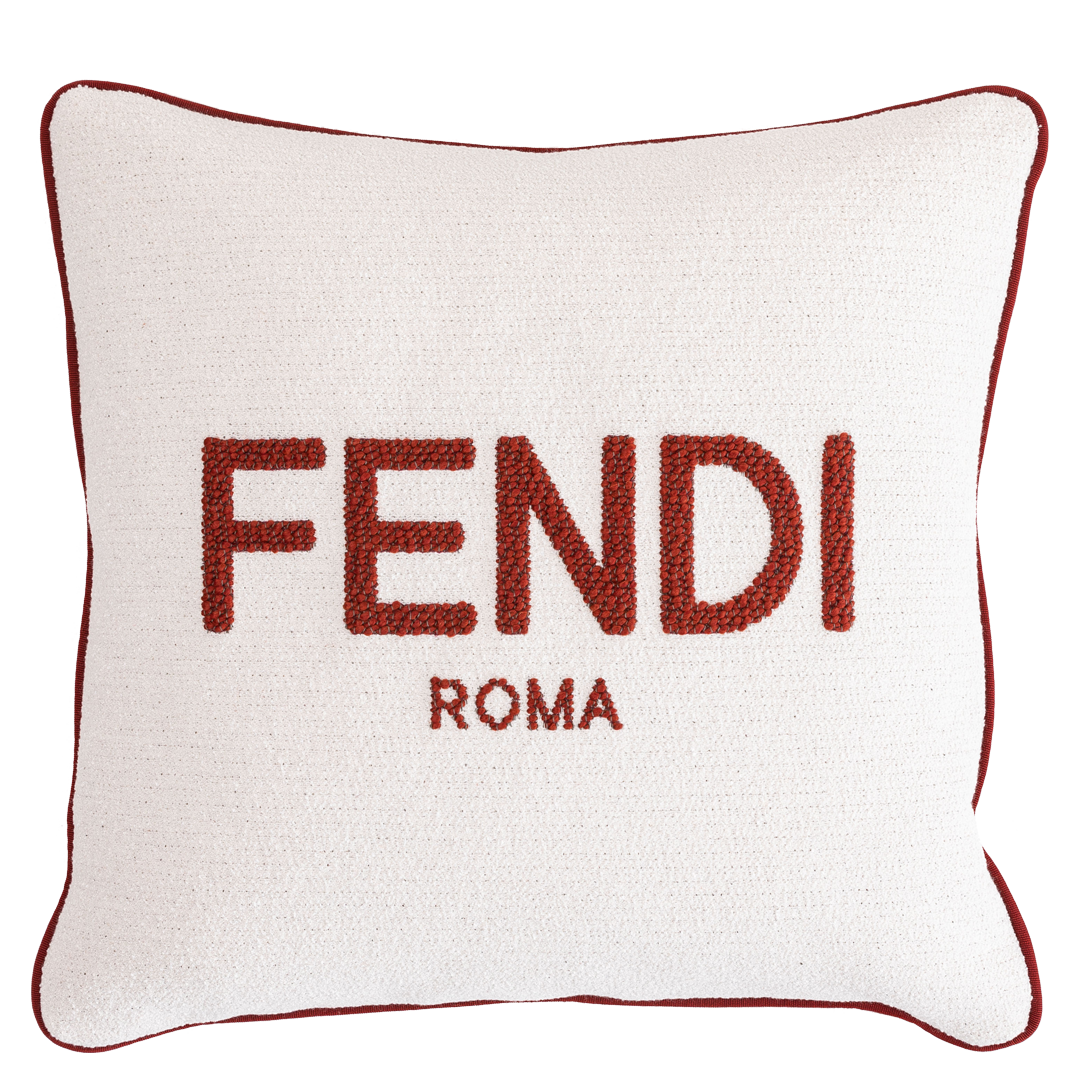 Boucle FR Large Cushion - Burnt