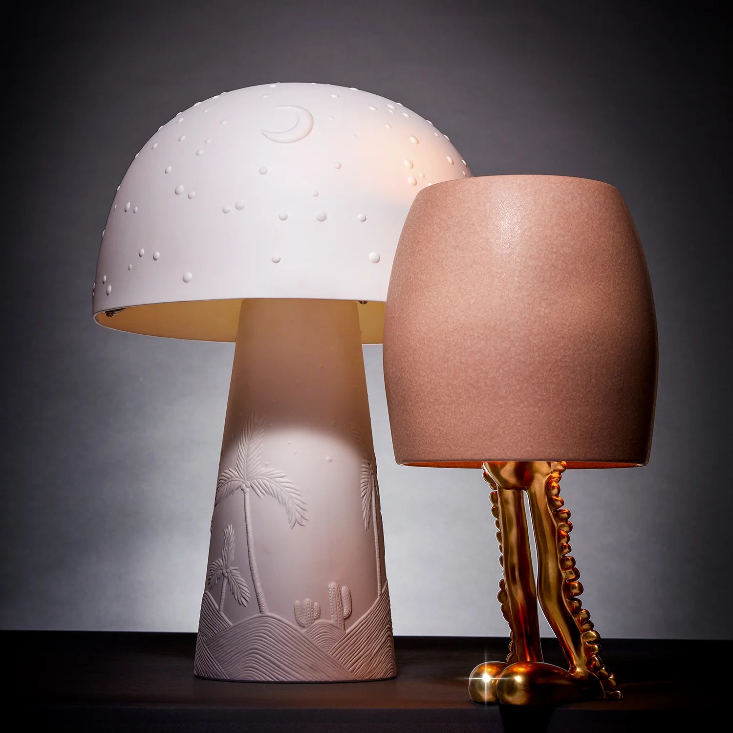 Haas Brother Simon Leg Table Lamp