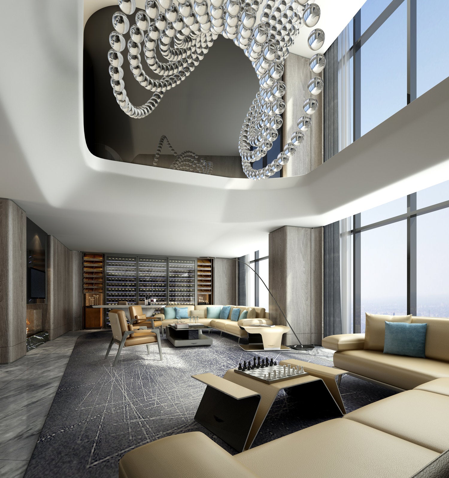 Aston Martin Inspired Penthouse – Major Interiors Inc.