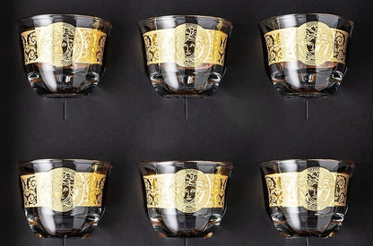 Prestige Gala Medusa Gold Set of 6 Mugs Small