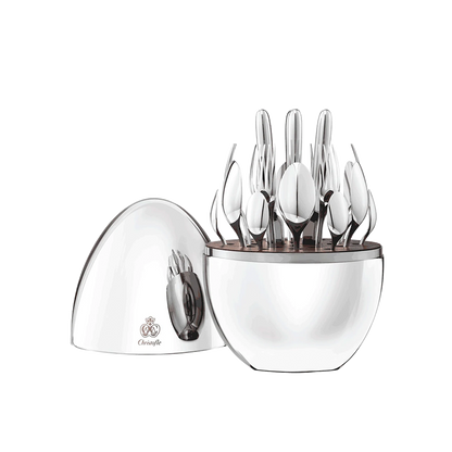 Mood Silver-Plated 24-Piece Flatware Set