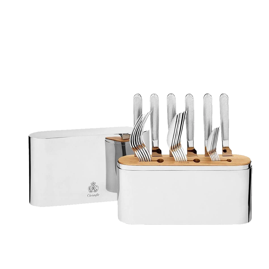 Concorde 24-Piece Stainless Steel Flatware Set