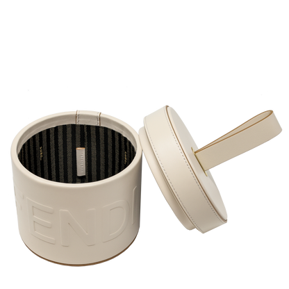 Scatola Beige Grande Round Box - L