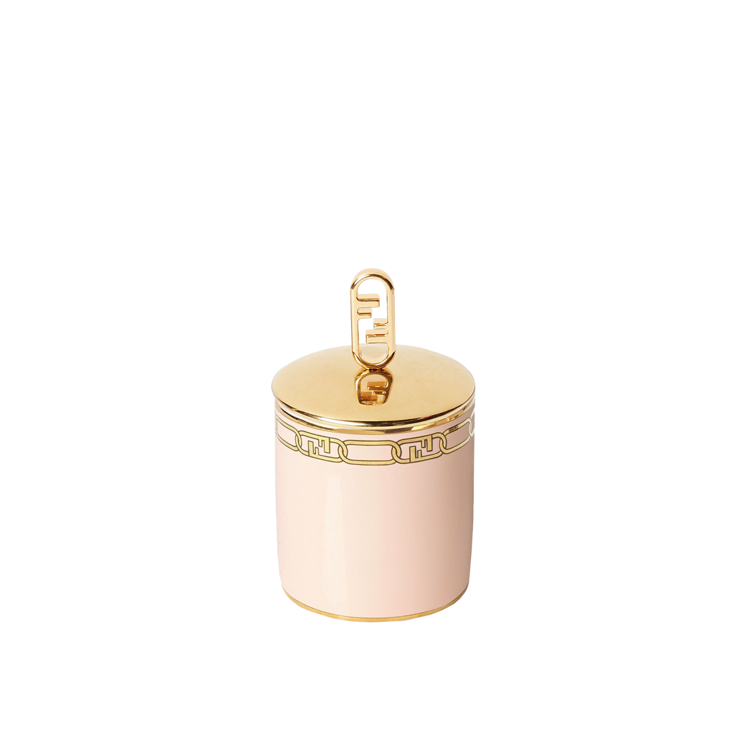 Fendi Casa Cylindrical Candle Small, Pink