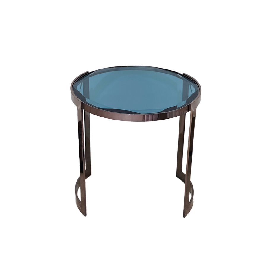 Anya D53 Coffee Table Blue Crystal