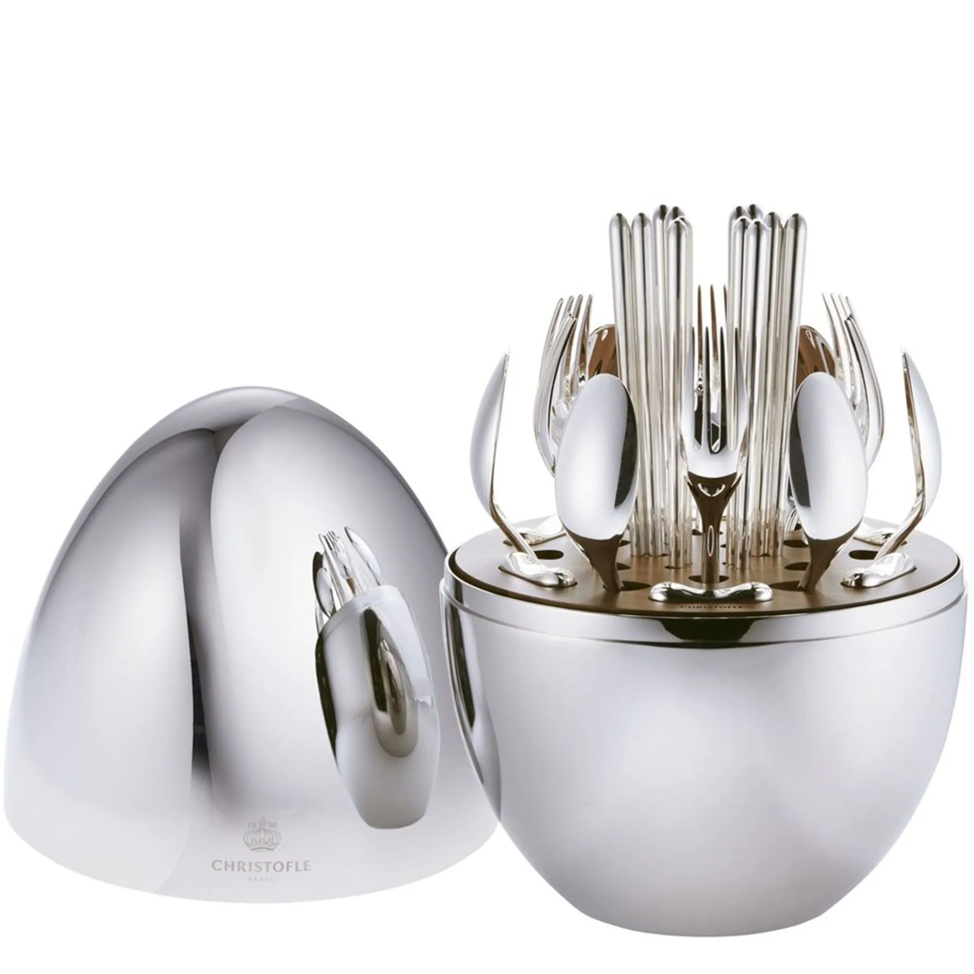 Mood Asia Silver-Plated 24-Piece Set