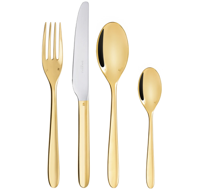 Mood Gold 24-Piece Flatware Set