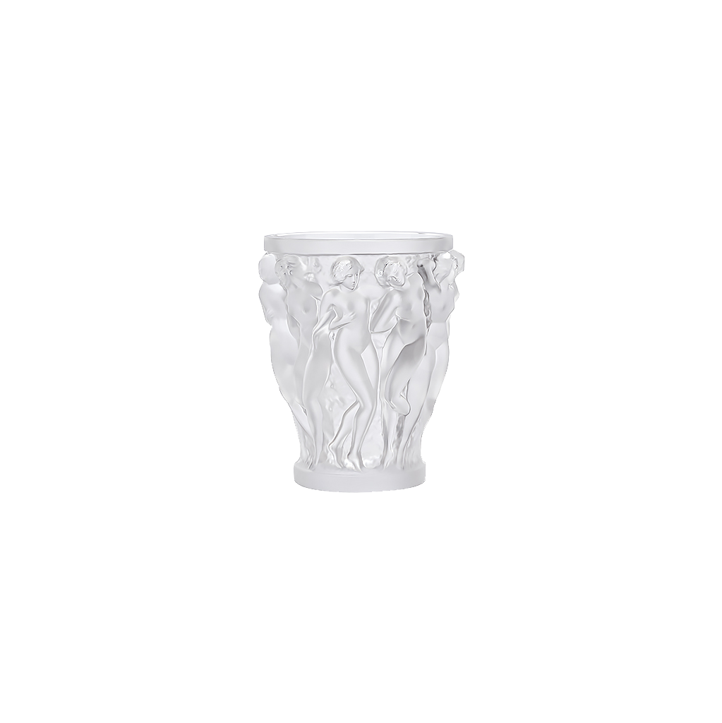 Lalique Bacchantes Small Vase Clear