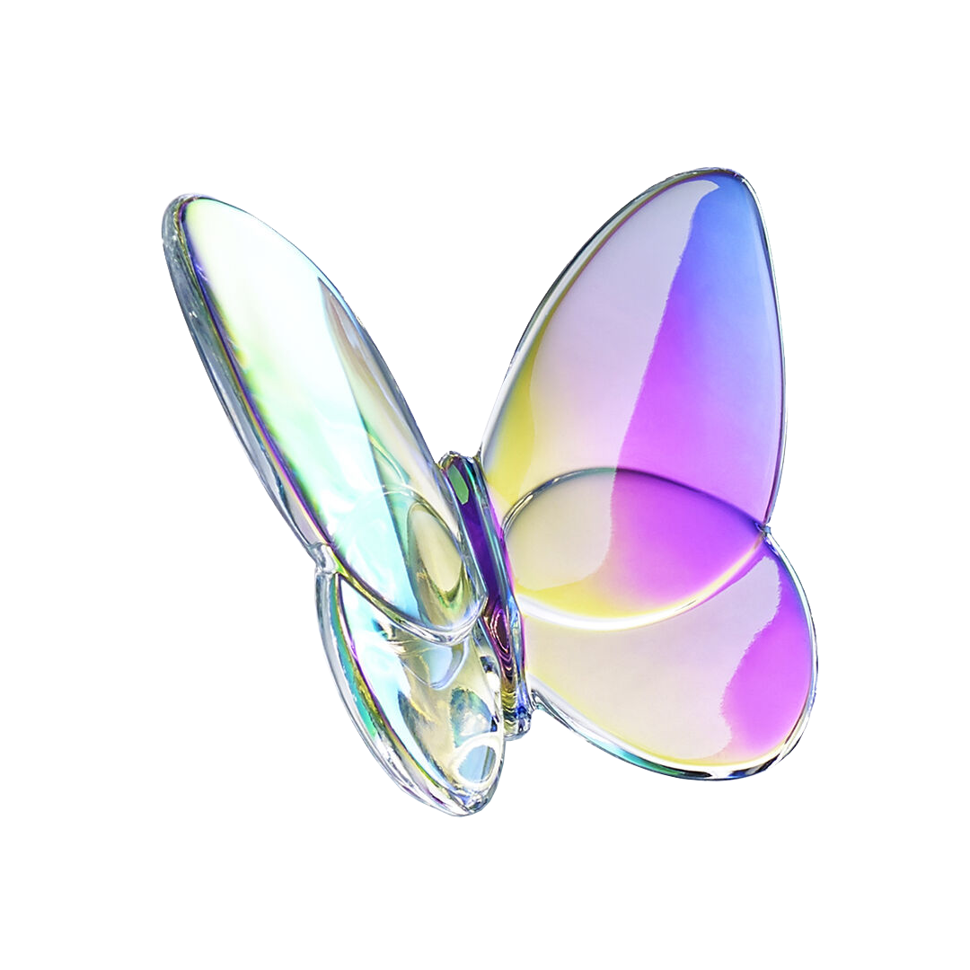 Papillon Lucky Butterfly Iridescent Clear